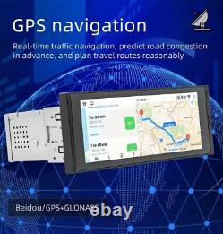 Single 1 Din Car Stereo Radio Android 12 GPS Navi WiFi Bluetooth FM Video Player