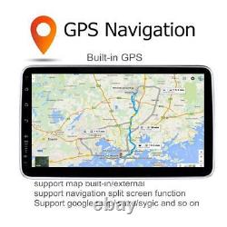 Single DIN Android 9.1 Car Stereo MP5 Player WiFi GPS Navi Radio 10.1in +Camera