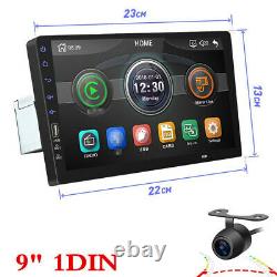 Single Din 9In BT Car Stereo Radio Audio MP5 Player With Dynamic Track Camera