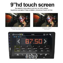 Single Din 9In BT Car Stereo Radio Audio MP5 Player With Dynamic Track Camera