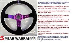 Snap Off Steering Wheel And Boss Kit Fit Mazda Escort Cortina Mk1 Mk2 Purple