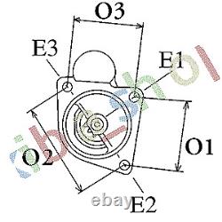 Starter 12v 075kw Fits For D Capri III Escort I Escort II Granada II Scorpio I