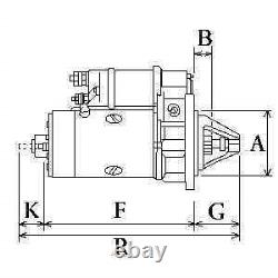 Starter Fits Ford Escort 1100/1300. Ford Escort Mk II 1.1/1.3/1.6 Rs. Ford C