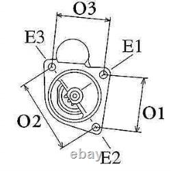 Starter Fits Ford Escort 1100/1300. Ford Escort Mk II 1.1/1.3/1.6 Rs. Ford C