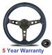 Steering Wheel And Boss Kit Fit Escort Mk1 Capri Triumph Sprite Mg Austin Healey