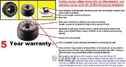 Steering Wheel And Boss Kit Fit Escort Mk1 Capri Triumph Sprite Mg Austin Healey