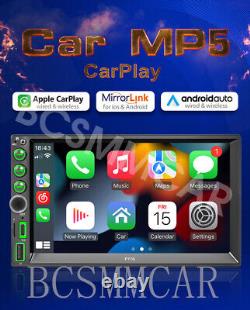 Stereo Car FM Radio MP5 Multimedia Player Double 2 DIN Touch Screen For Carplay