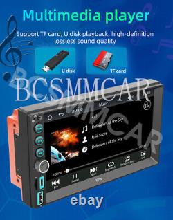 Stereo Car FM Radio MP5 Multimedia Player Double 2 DIN Touch Screen For Carplay