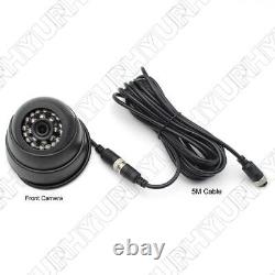 Truck Van Bus Car Vehicle DVR Video Recorder Box&7Monitor CCD Front Rear Camera