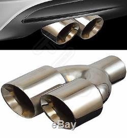 UNIVERSAL STAINLESS EXHAUST TAILPIPE LEFT 2.5 IN YFX-0260-SP35L-Ford 1