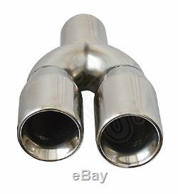 UNIVERSAL STAINLESS STEEL EXHAUST TAILPIPE PAIR 2.5 YFX-0225-SP3Ford 1