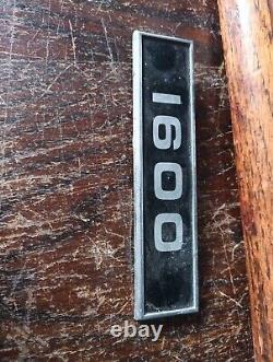 USED GENUINE FORD 1600 J. Fray BADGE EMBLEM ESCORT CAPRI Mk1 CORTINA Mk2