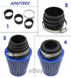 Universal Performance Car Air Filter High Flow Open Cone Induction Intake Frd1