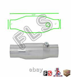 Universal T304 Stainless Sports Cat Catalytic Converter 2 Inch 200 Cell-frd1