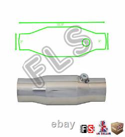 Universal T304 Stainless Sports Cat Catalytic Converter 3 Inch 200 Cell-frd1