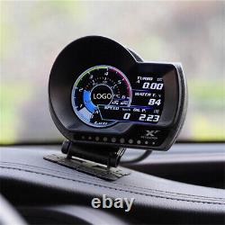 Vehicle OBD2 Multifunction Digital Turbo Boost Oil Pressure Temperature Gauge