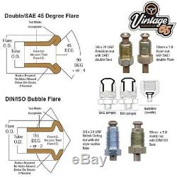 Volkswagen Golf DIN 3/16 Copper Nickel Cunifer Brake Pipe Line Restoration Kit