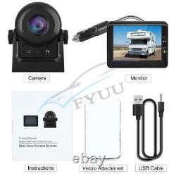 Waterproof Car Truck WiFi Wireless Reverse Camera +3.5 LCD Rearview Monitor Set