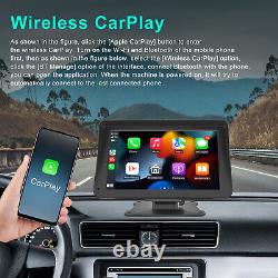 Wireless Apple CarPlay 7in Touch Screen Android Car Radio Video Player Portable