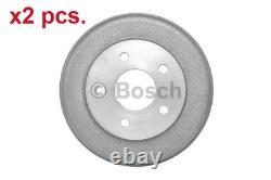 X2 Pcs Rear Brake Drum Set X2 Pcs. 0 986 477 129 Bosch I